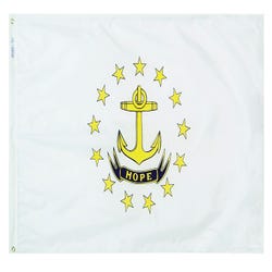 Image for Annin Nylon Rhode Island Heavy Weight Outdoor State Flag, 3 X 5 ft from School Specialty