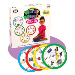 Image for Super Duper Wordy Wheels Game, Add-on Set for SH, CH, and TH from School Specialty