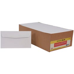 School Smart #6-3/4 Envelopes, 3-5/8 x 6-1/2 Inches, White, Pack of 500 Item Number 2013888