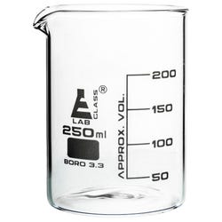 Image for Eisco 250mL Borosilicate Glass Beaker with Spout, Low Form from School Specialty