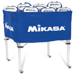Image for Mikasa Classic Collapsible Ball Cart with Carry Bag, Royal Blue from School Specialty