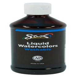 Image for Sax Liquid Washable Watercolor Paint, 8 Ounces, Brown from School Specialty