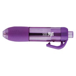Image for School Smart Retractable Hybrid Gel and Ink Pens, Purple, Pack of 12 from School Specialty