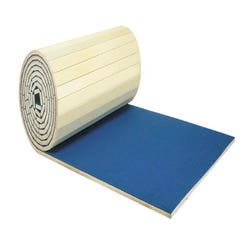 Image for AAI EZ Roll Non-Scored Carpet and Mat, 42 x 6 Feet, 2 Inch Thickness, Foam Backed/Polyethylene, Plush Blue from School Specialty