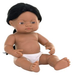 Image for Miniland Baby Doll, 15 Inches, Native American Boy from School Specialty