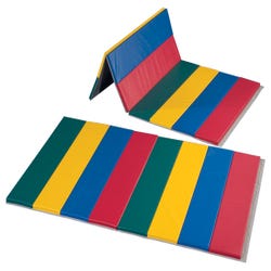 Image for FlagHouse Deluxe Rainbow Mats, 5 x 10 Feet, 2 Sided Hook and Loop Fasteners from School Specialty
