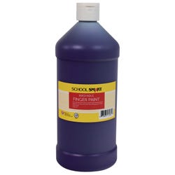 Image for School Smart Washable Finger Paint, Purple, 1 Quart Bottle from School Specialty