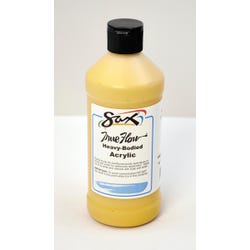 Sax Heavy Body Acrylic Paint, 1 Pint, Yellow Ochre Item Number 1572454