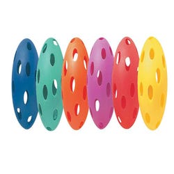 Image for Champion Sports Regulation Size Hollow Plastic Baseball, Set of 6 Assorted Colors from School Specialty