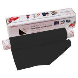 Image for Dycem Non-Slip Material Roll, 8 Inches x 6-1/2 Feet, Black from School Specialty