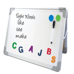 Image for Flipside Dry Erase Magnetic Desktop Easel, 18 x 12 Inches from School Specialty