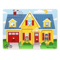 Image for Melissa & Doug Around the House Puzzle, 8 Pieces with Sound from School Specialty