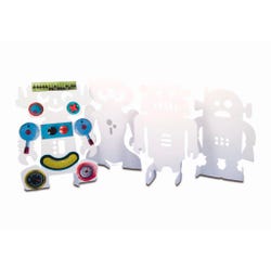 Image for Roylco Stand-Up Robots, 8 x 11 Inches, Pack of 24 from School Specialty