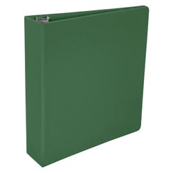 Image for School Smart Polypropylene Round Ring View Binder, 1-1/2 Inches, Green from School Specialty