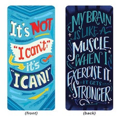 Image for Creative Teaching Press What's Your Mindset Motivational Bookmarks, Pack of 30 from School Specialty