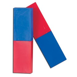 Frey Scientific Color-Coded Bar Magnets, Red/Blue, Pack of 2 Item Number 1008688
