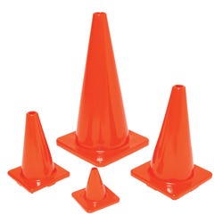 Image for Poly Enterprises 6 Inch Classic Game Cone, Orange from School Specialty