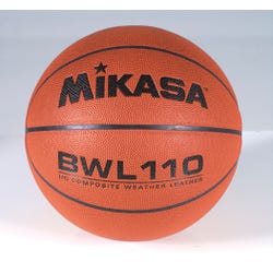 Image for Mikasa Men's Premium Composite Leather Basketball, BWL110, 29-1/2 Inches from School Specialty