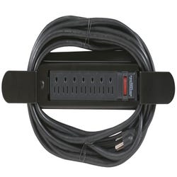 Image for Balt 7-outlet Surge Protector With 25 Ft Cord And Winder, Black from School Specialty
