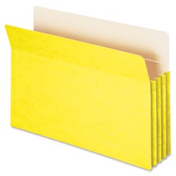 Image for Smead Expanding File Pocket, Legal Size, 3-1/2 Inch Expansion, Yellow from School Specialty