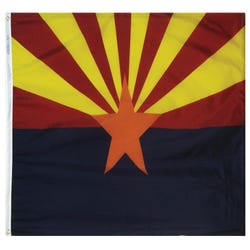 Image for Annin Nylon Arizona Indoor State Flag, 3 X 5 ft from School Specialty