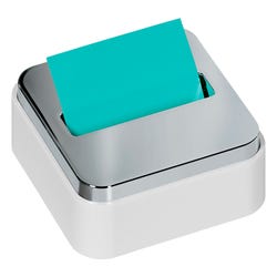 Image for Post-it Steel Top Pop-Up Note Dispenser with 1 Note Pad, White from School Specialty