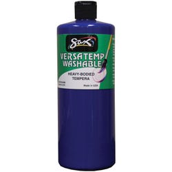 Image for Sax Versatemp Washable Heavy-Bodied Tempera Paint, 1 Quart, Primary Blue from School Specialty