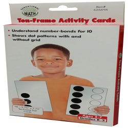 Image for Sensational Math Ten-Frame Activity Cards from School Specialty