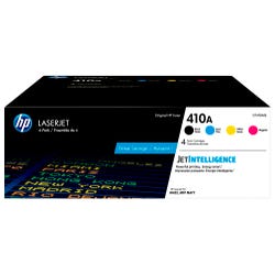 Image for HP 410A Ink Cartridge, CF410AQ, Multi-Color, Pack of 4 from School Specialty