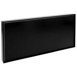 Image for Lorell Snap Plate Architectural Sign, 8 x 4 x 3/5 Inches, Black from School Specialty