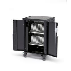 Image for Bretford CoreX Charging Cart, 2 Shelves, Holds 20 to 24 Devices from School Specialty