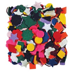 Image for Roylco Pre-Cut Felt Shape, Assorted Colors, Set of 500 from School Specialty