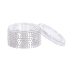 Image for Crystalware Portion Cup Lids, Clear, Pack of 100 from School Specialty