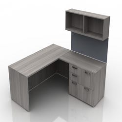 Image for AIS Calibrate Series Typical 15 Admin Desk, 78 x 72 Inches from School Specialty