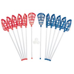 Image for Champion Soft Lacrosse Set, 12 to 40 Inch Sticks, 6 Balls from School Specialty