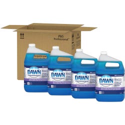 Image for Dawn Manual Pot and Pan Dishwashing Liquid, 1 Gallon, Original Blue, Case of 4 from School Specialty