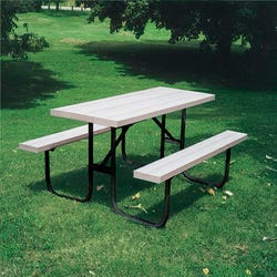 Image for UltraSite Rectangle Heavy Duty Aluminum Table, 8 Feet from School Specialty