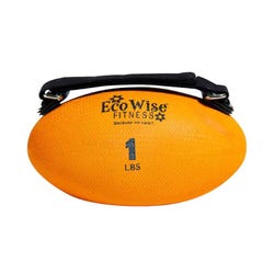 Image for EcoWise Slim Weight Ball, 1 Pound, Tangerine from School Specialty