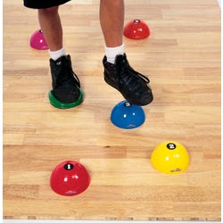 Image for Sportime Numbered Step-N-Stones, 2-5/8 x 5-1/4 Inches, Assorted Colors, Set of 6 from School Specialty