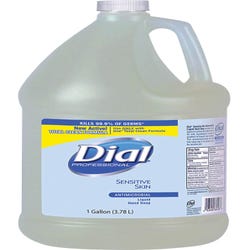 Image for Dial Sensitive Skin Antimicrobial Soap Refill, 1 Gal, Clear from School Specialty