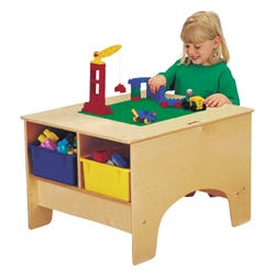 Image for Jonti-Craft Duplo KYDZ Building Table with Color Tubs, 28 x 25 x 19 Inches from School Specialty