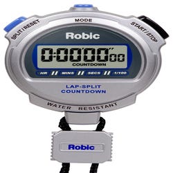 Image for Robic Silver 2.0 Twin Lap/Split Countdown Timer from School Specialty