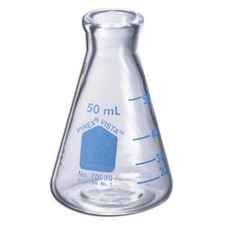 Image for Pyrex Vista Erlenmeyer Flask - 125 mL - Pack of 12 from School Specialty