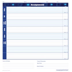 Image for Hammond & Stephens Assignment Wall Chart, Wet Erase, 24 x 36 in from School Specialty