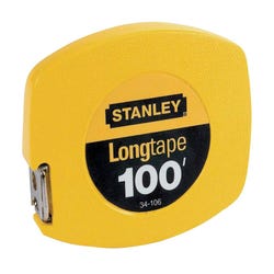 Image for Stanley Long Tape, 3/8 in W, 100 ft, Steel from School Specialty