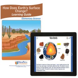 Newpath Learning How Does the Earth’s Surface Change? Student Learning with Online Lesson, Item Number 2087503