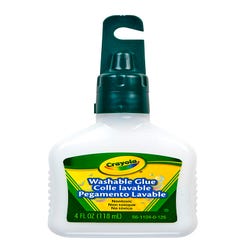 Image for Crayola Washable School Glue, 4 Ounces, White from School Specialty