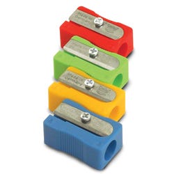 The Pencil Grip Inc Eisen Handheld Plastic Pencil Sharpeners, Assorted Colors, Pack of 25 Item Number 1439410