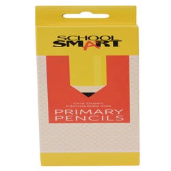 Image for School Smart Primary Pencils, No 2 Thick Tips, Yellow, Pack of 12 from School Specialty