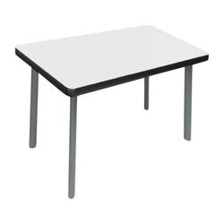 Classroom Select Coffee Table, Rectangle Top, Titanium Base 4000179